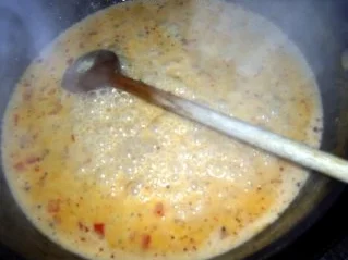 Hähnchenbrust unter Rosmarinkruste mit Tagiatelle und Zuckerschoten - Rezept - Bild Nr. 9