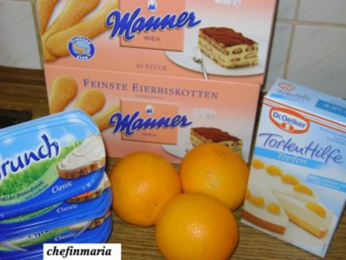 Frischkäsetorte mit Orangen - Rezept - Bild Nr. 4