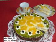 Frischkäsetorte mit Orangen - Rezept