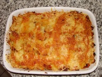 Nudelauflauf - fast gesund - Rezept