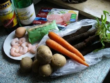 Rezept: Garnelen auf Marlinmedaillons Bild Nr. 2 Garnelen auf Marlinmedaillons - Rezept - Bild Nr. 2