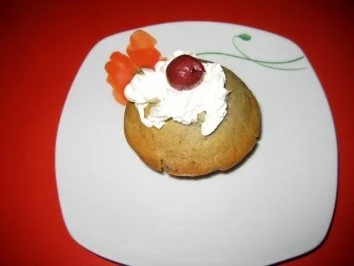 Rezept: Muffins mit Kirschen und Kirschwasser Muffins mit Kirschen und Kirschwasser - Rezept