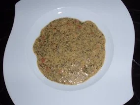 Rezept: Lachsfilet mit einer Kräuter-Sahne-Senfsauce und Beilagen Bild Nr. 3 Lachsfilet mit einer Kräuter-Sahne-Senfsauce und Beilagen - Rezept - Bild Nr. 3