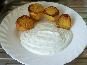 Rezept: Kochen: Ofenkartoffeln mit Quark Kochen: Ofenkartoffeln mit Quark - Rezept