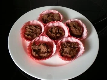 Dessert: Schokoladen Küchlein - warm & innen flüssig - Rezept