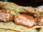 Fisch : Gefülltes Lavash ~ Brot - Rezept