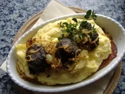 Rezept: Himmel und Erde mit gebratener Blutwurst Himmel und Erde mit gebratener Blutwurst - Rezept