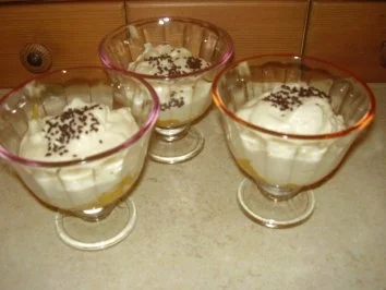 Vanillequark mit Pfirsich - Rezept