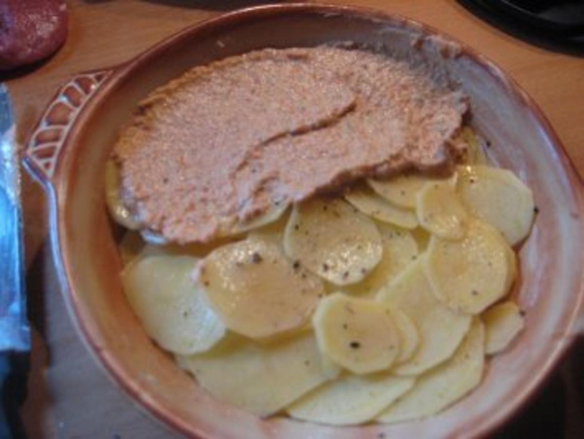 Bärlauch der erste...mit Schweinefilet und Tomaten-Kartoffelgratin - Rezept - Bild Nr. 4
