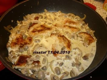 Putenschnitzel mit Pilz-Sahne-Soße - Rezept - Bild Nr. 5