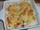 Schupfnudelauflauf mit Kräuterkäsesoße - Rezept