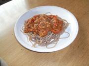 Spaghetti Bolognese mit Tofu - Rezept
