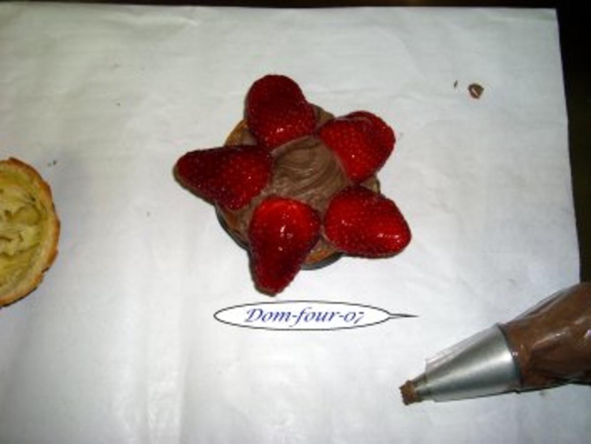 Erdbeer-Schokoladen-Sahne-Windbeutel - Rezept - Bild Nr. 5