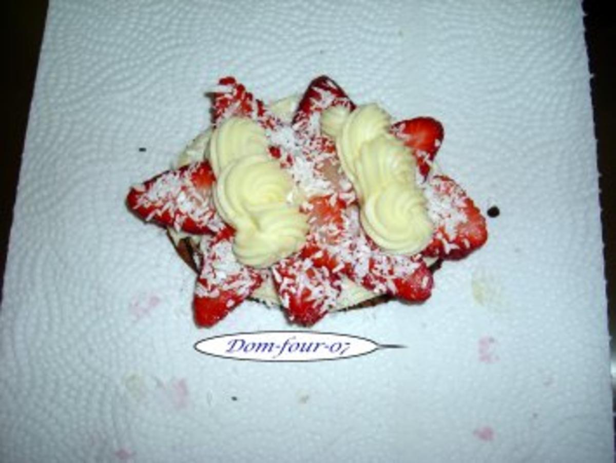 Erdbeerzunge mit Vanille-Sahne-Creme - Rezept - Bild Nr. 6