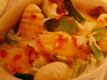 Gnocchi mit Lauch und Parma-Schinken - Rezept - Bild Nr. 2