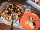 Obst- Heidelbeer Brot und Butter Pudding - einfach und lecker - leicht zu backen - Rezept