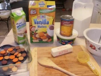 Obst: Ananas Dessert  ohne zu backen -  Amerikanisches Schnellessen - Rezept - Bild Nr. 2