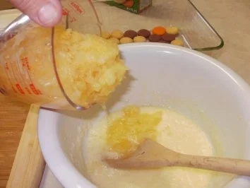 Obst: Ananas Dessert  ohne zu backen -  Amerikanisches Schnellessen - Rezept - Bild Nr. 4