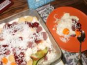 Obst: Ananas Dessert  ohne zu backen -  Amerikanisches Schnellessen - Rezept