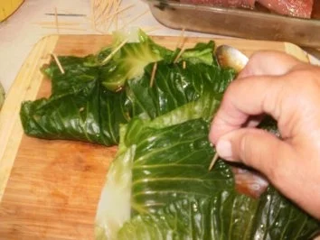 Fisch- Gedaempfter Fisch in Weiskohlblaetter mit Hoisin Sosse und Ingwer - Rezept - Bild Nr. 5