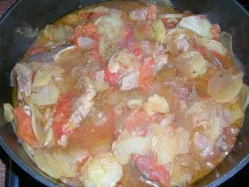 Tomaten-Bredie   - Bredie ist das afrikanische Wort für Eintopf - - Rezept - Bild Nr. 5