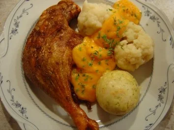 Rezept: Entenkeulen mit Möhren-Mango-Sauce Bild Nr. 2 Entenkeulen mit Möhren-Mango-Sauce - Rezept - Bild Nr. 2