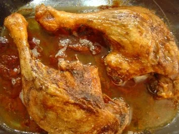 Rezept: Entenkeulen mit Möhren-Mango-Sauce Bild Nr. 6 Entenkeulen mit Möhren-Mango-Sauce - Rezept - Bild Nr. 6