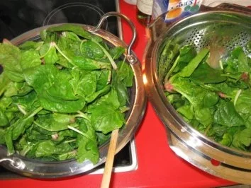 Blattspinat mit Rührei - Rezept - Bild Nr. 4