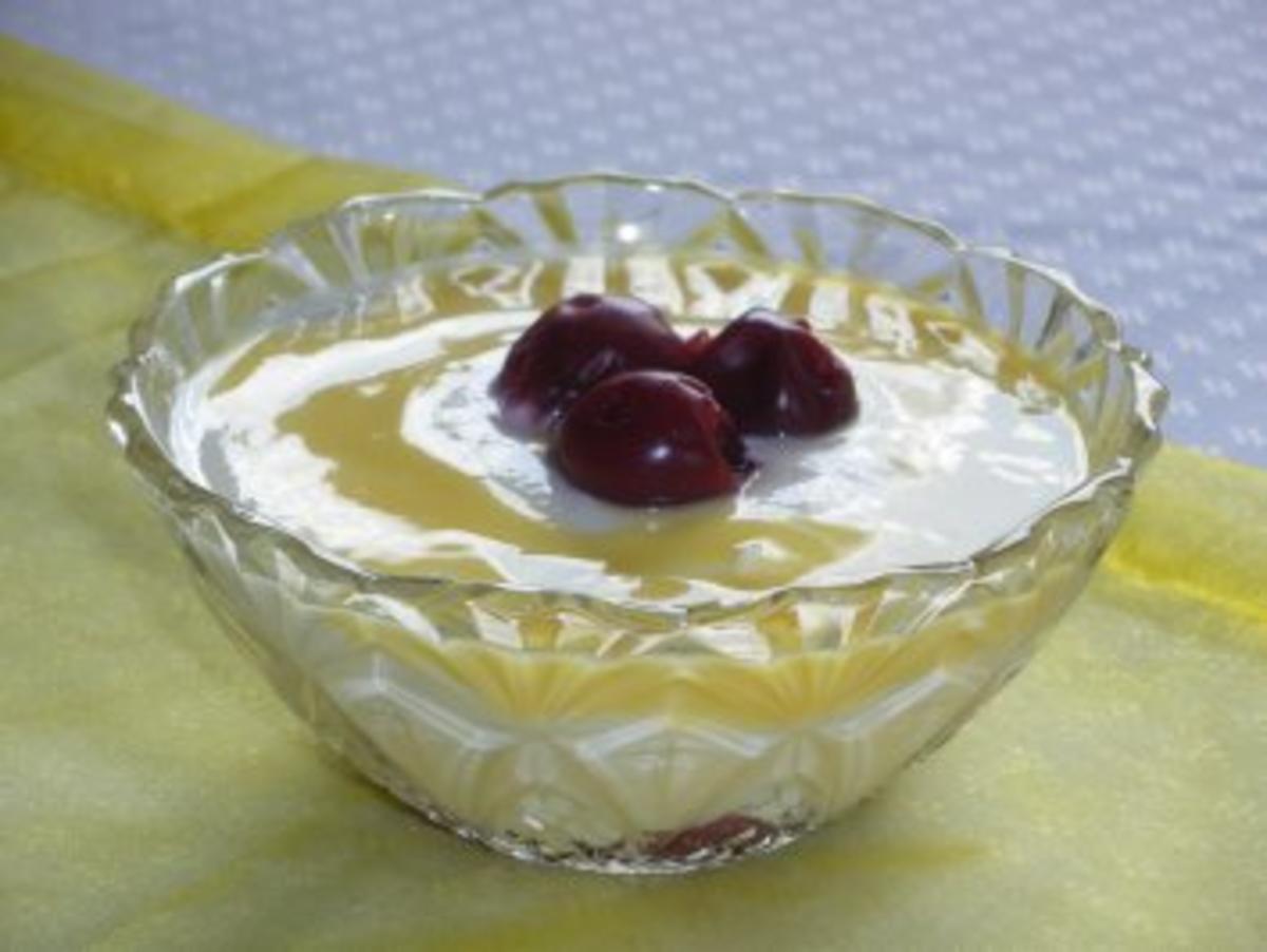 Vanille-Kirsch-Speise mit Eierlikör - Rezept - Bild Nr. 2