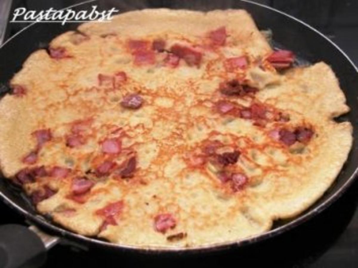 Herzhafter Schinkenpfannkuchen - schnell & einfach - von Pastapabst Herzhafter Schinkenpfannkuchen - schnell & einfach - von Pastapabst