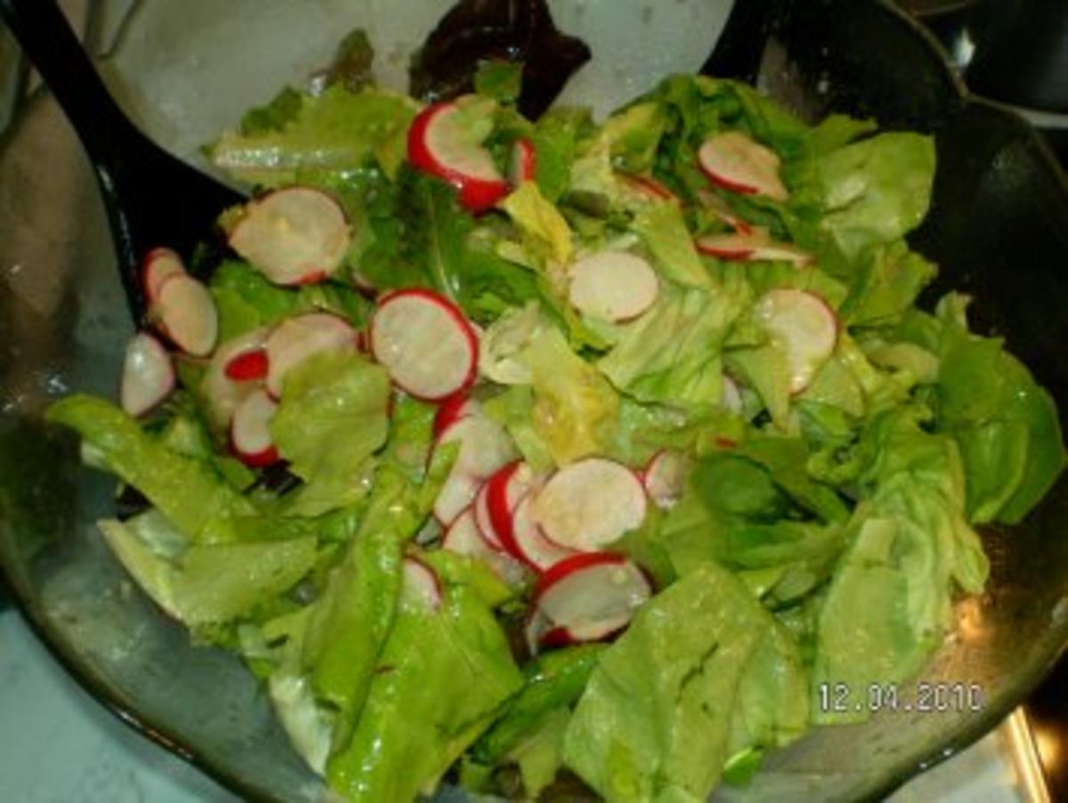 Rumpsteak Pfälzer Art mit gemischtem Salat - Rezept - Bild Nr. 6