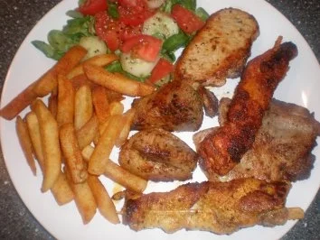 Rezept: GROSSE - Fleischplatte GROSSE - Fleischplatte - Rezept