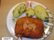 Gefüllter Leberkäse (Fleischkäse) - Rezept