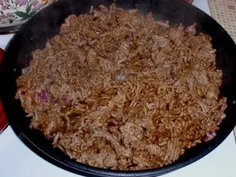 Rießenmuschelnudeln mit Hackfleischsauce - Rezept - Bild Nr. 2