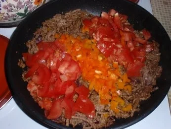 Rießenmuschelnudeln mit Hackfleischsauce - Rezept - Bild Nr. 3