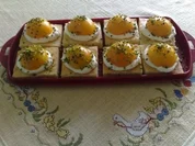 Spiegeleikuchen mit Aprikosen - Rezept