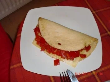 Rezept: Paprika Pfannkuchen Paprika Pfannkuchen - Rezept