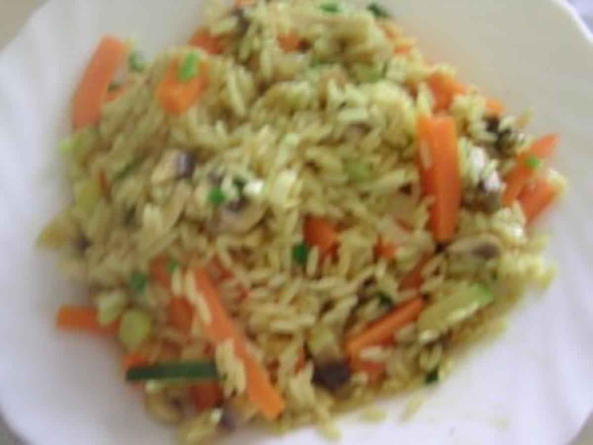 Curry-Gemüse-Reis-Pfanne - Rezept