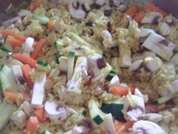 Curry-Gemüse-Reis-Pfanne - Rezept - Bild Nr. 5