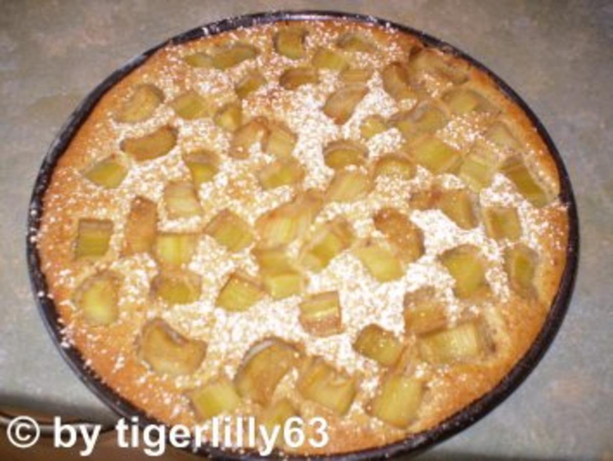 Rhabarber-Eierlikör-Tarte - Rezept von tigerlilly63