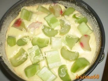 Rhabarberkuchen aus Rührteig mit Baiserhaube - Rezept - Bild Nr. 6