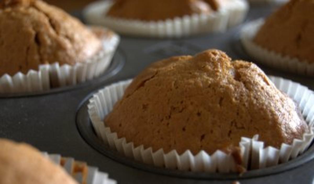 Walnuß-Karamell-Muffins - Rezept