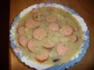 Berliner Kartoffelsuppe mit Bockwurst - Rezept