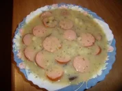 Berliner Kartoffelsuppe mit Bockwurst - Rezept