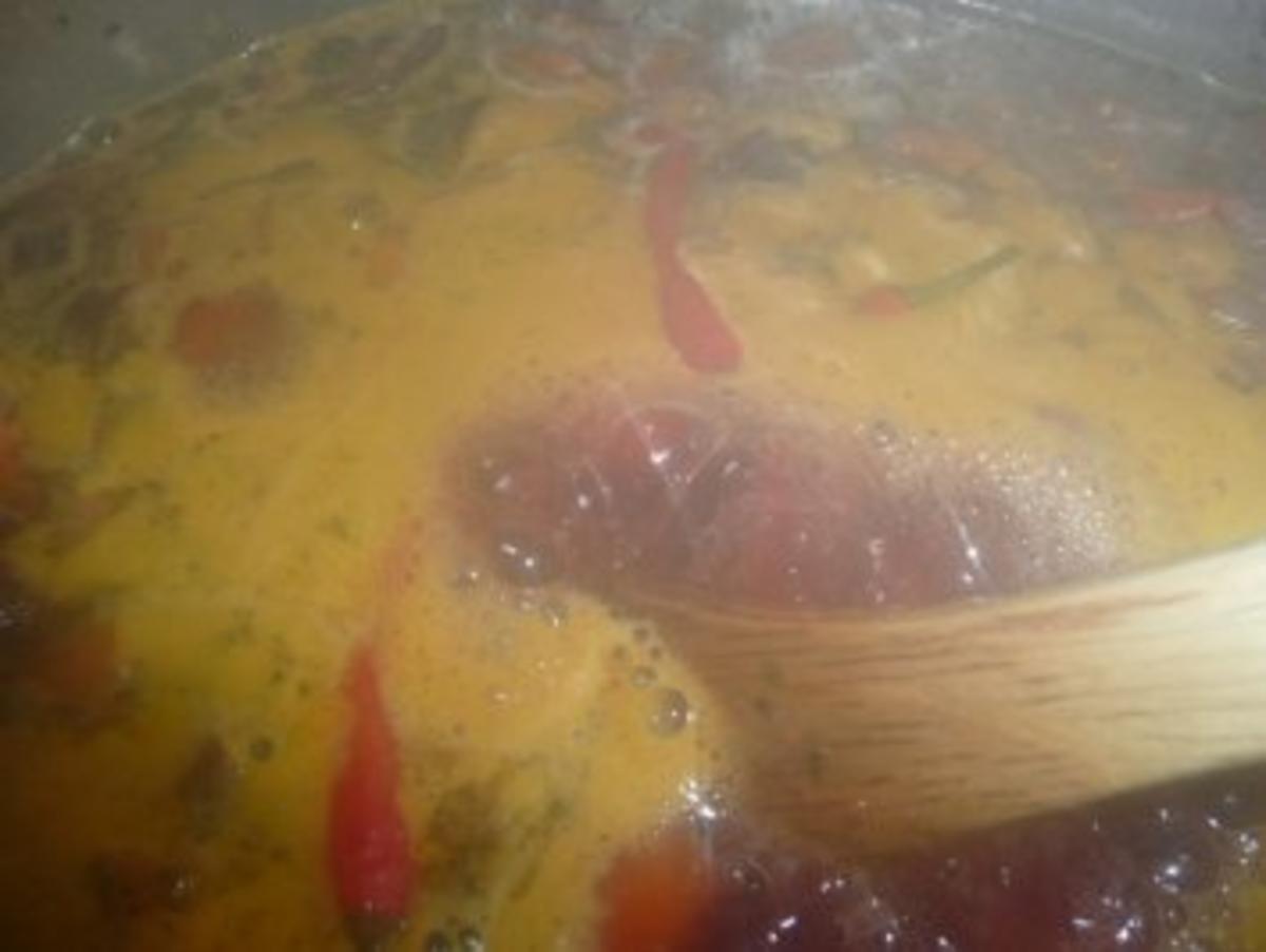 SUPPE/FISCH:Möhren -Ingwer-Suppe mit  Saibling - Rezept - Bild Nr. 3