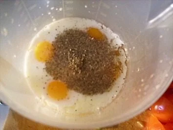 Rezept: Rührei à la Catalane ~ Eufs brouillès à la Catalane Bild Nr. 4 Rührei à la Catalane ~ Eufs brouillès à la Catalane - Rezept - Bild Nr. 4