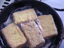 geräucherter Tofu in Polentamantel - Rezept