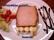 Fleischkäse gefüllt mit Spargel - Rezept