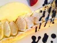 Rezept: Apfel auf Blätterteig mit Vanillecrem Apfel auf Blätterteig mit Vanillecrem - Rezept