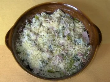Nudel - Schinken - Lauch - Gratin - Rezept - Bild Nr. 3